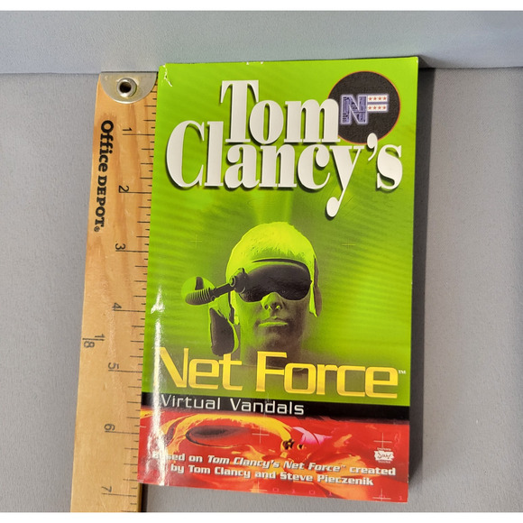 Tom Clancys Net Force Books Paperback Virtual Vandals End Games + One Lot of 3 - Picture 11 of 15